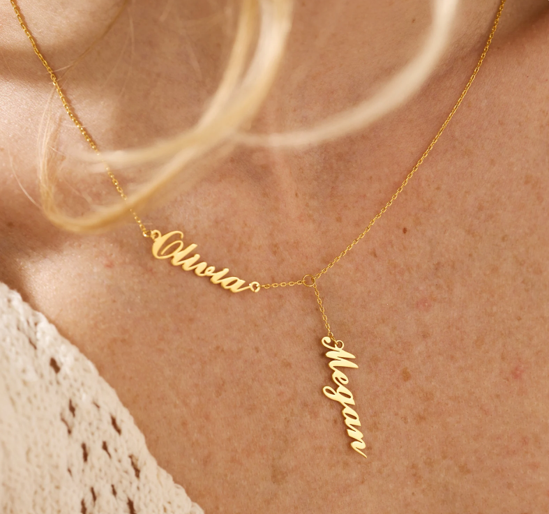 Collier prénoms - Modéle Duo