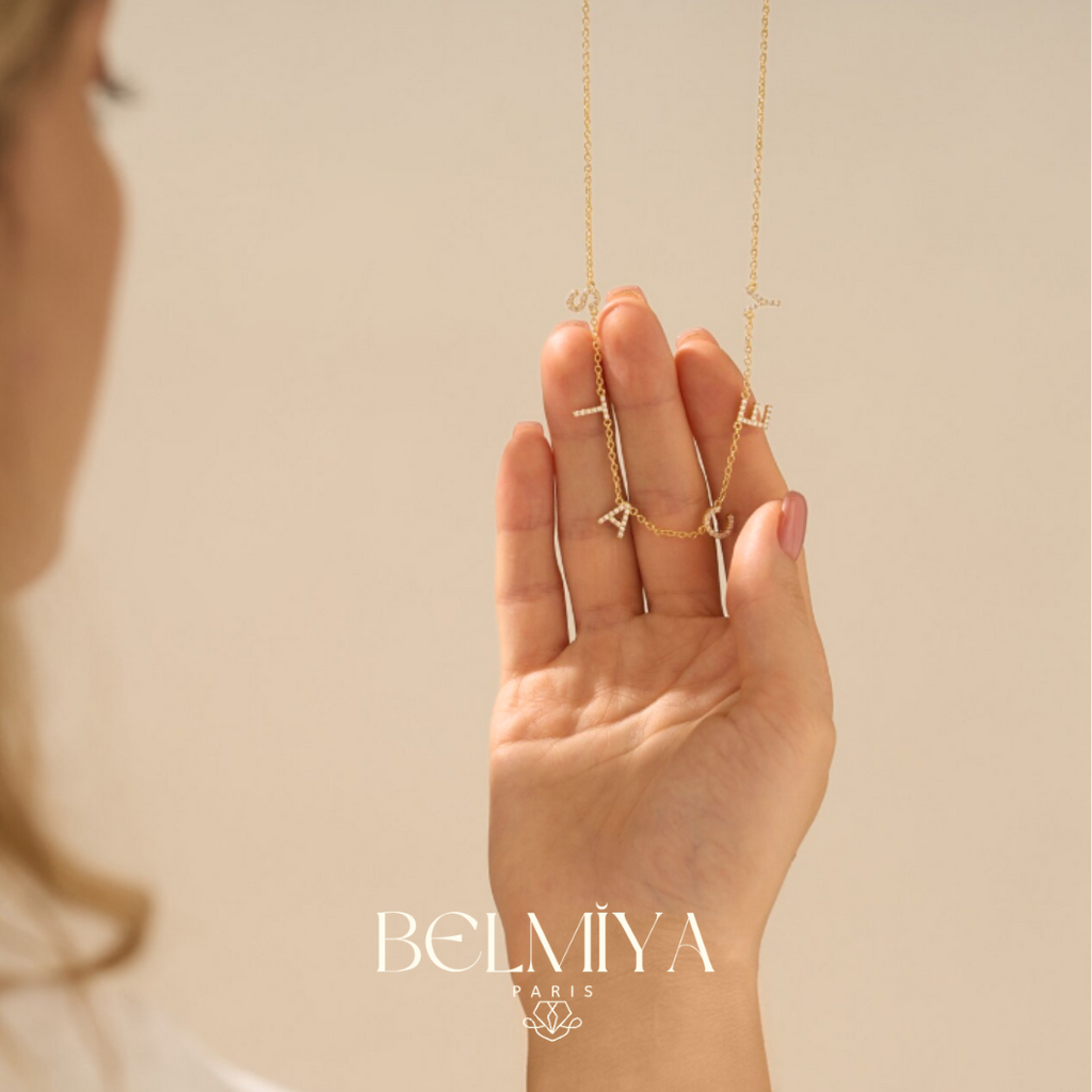 Collier prénom - Modéle Choker lettres
