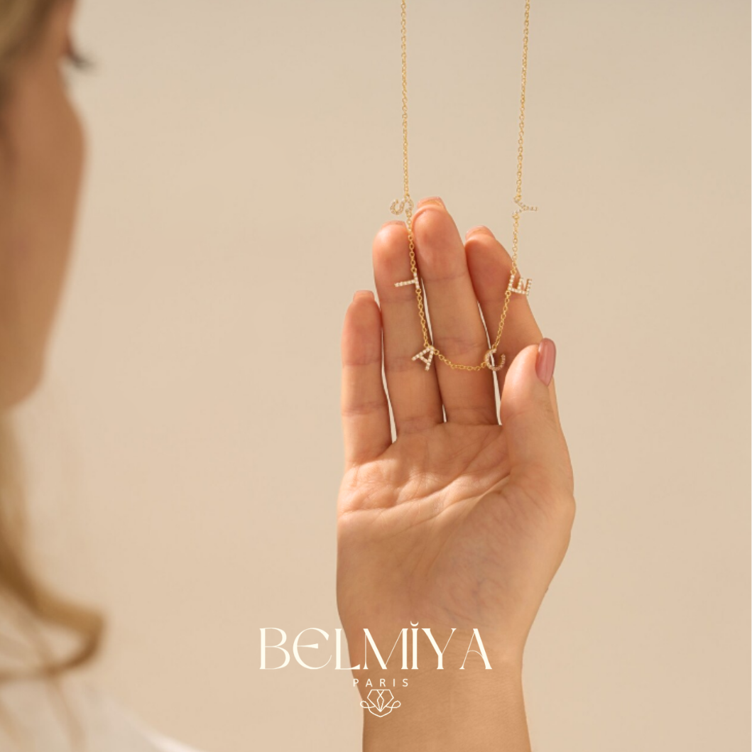 Collier prénom - Modéle Choker lettres