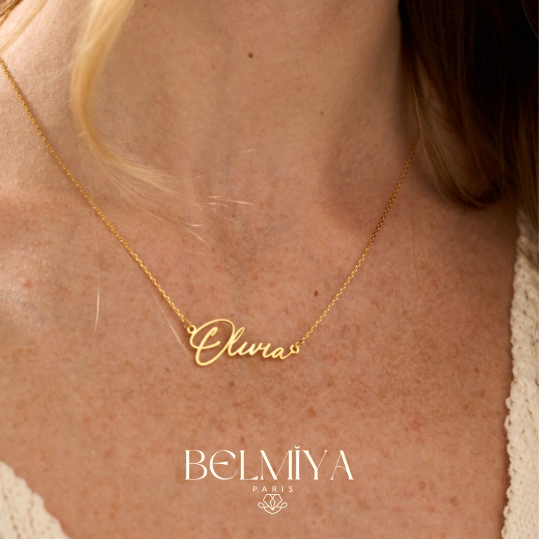 Collier prénom - Modéle Elégance