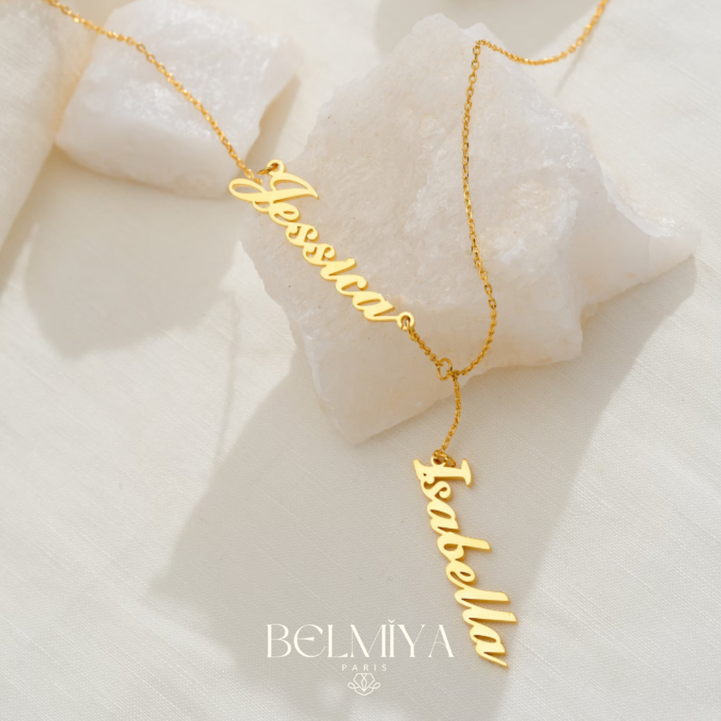 Collier prénoms - Modéle Duo