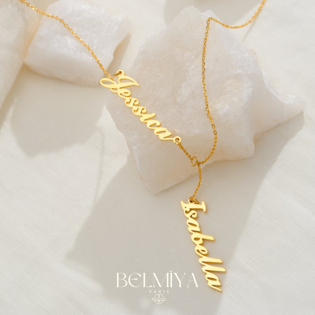 Collier prénoms - Modéle Duo
