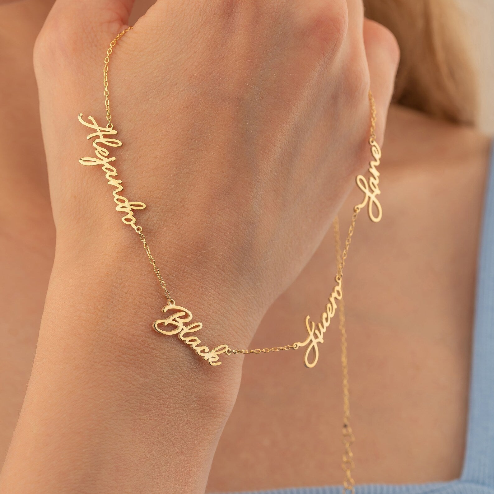Collier Multi-Prénoms